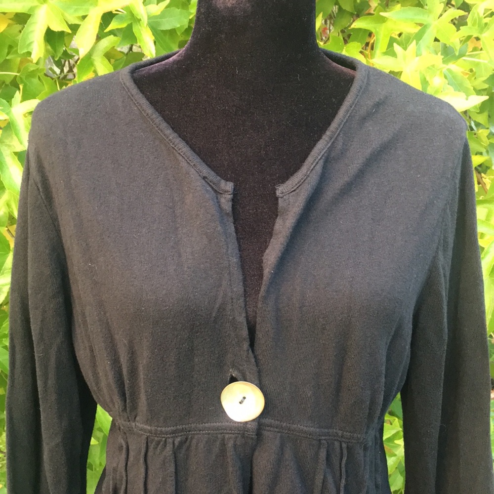 Willow Single Button Open Front Sweater - image 2